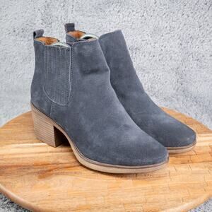 Eurosoft By Sofft Boots Womens 8 M Jennica Ankle Booties ES0013308 Blue Suede